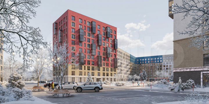 Квартира-студия, 25,7 м², 9/9 эт.