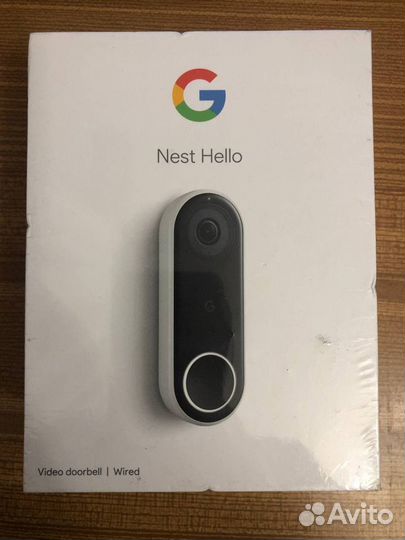 Умный дверной звонок Google Nest Hello
