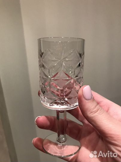 Хрустальные фужеры времен СССР