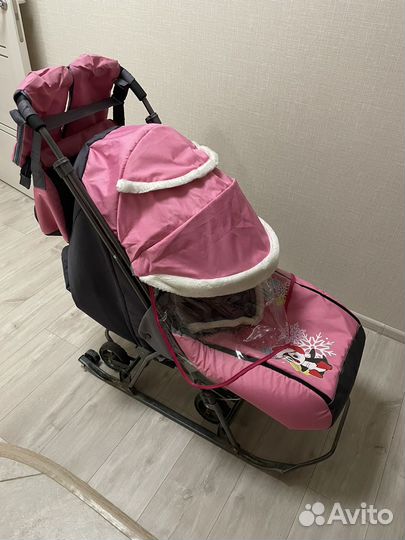 Санки коляска ника galaxy