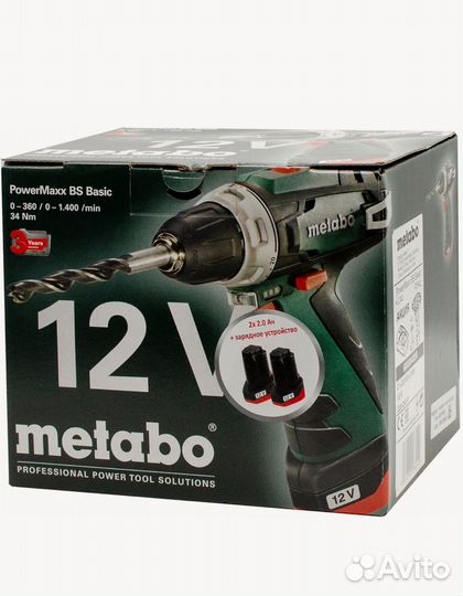 Дрель Metabo PowerMaxx BS
