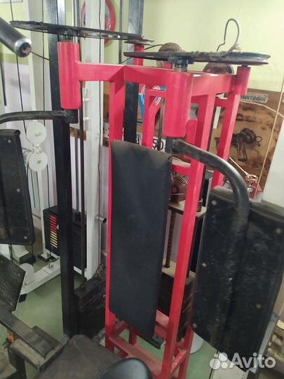 Силовые тренажеры тяга верхнего блока и др
