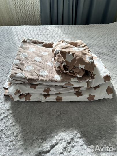 Бортики в кроватку, балдахин