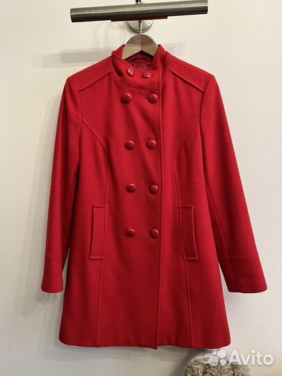 Пальто красное женское mexx оригинал 44-46