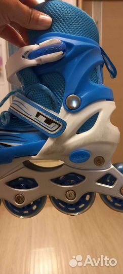 Роликовые коньки детские раздвижные б/у