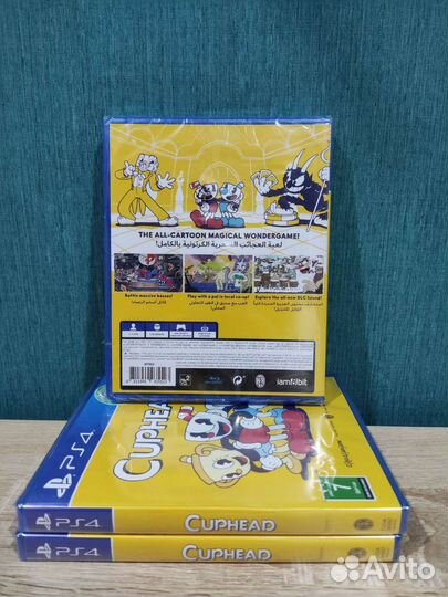 Игра PS4 PS5 Cuphead. Диск новый, в пленке