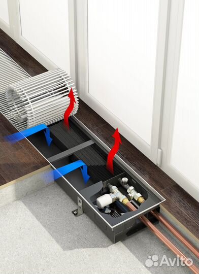 Встраиваемый конвектор kzto (кзто) techno (техно)