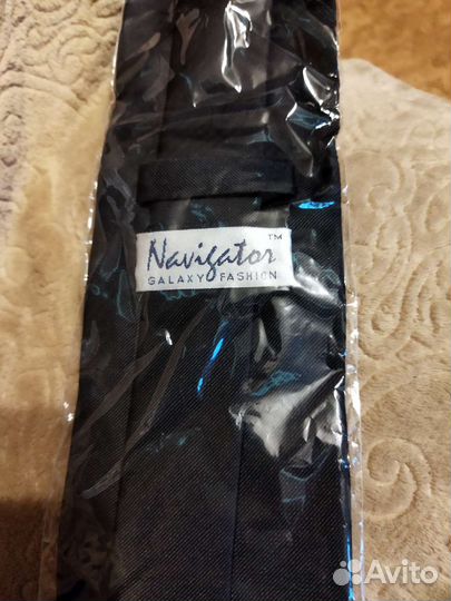 Галстук чёрный, фирмы Navigatop, новый