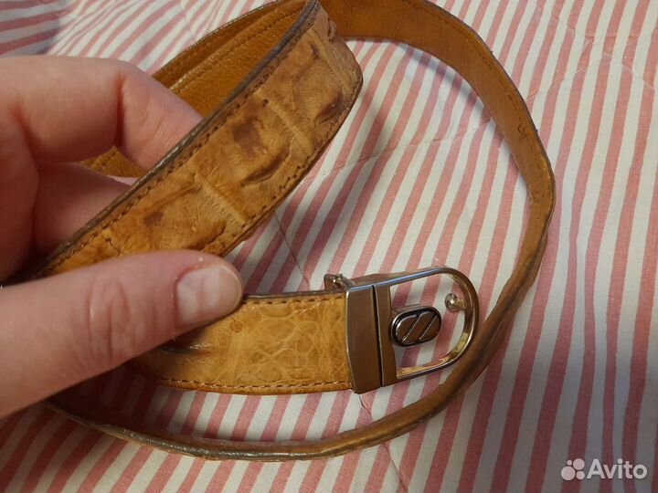 Ремень из кожи крокодила