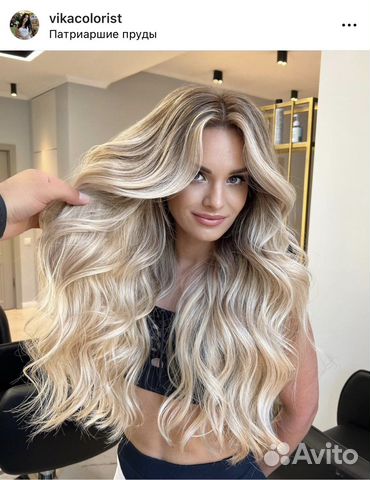 Окрашивание волос модель