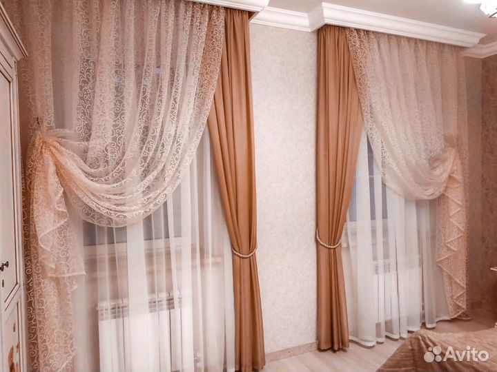 Пошив штор и тюля