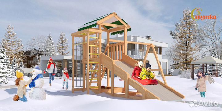 Детская площадка уличная для активных игр