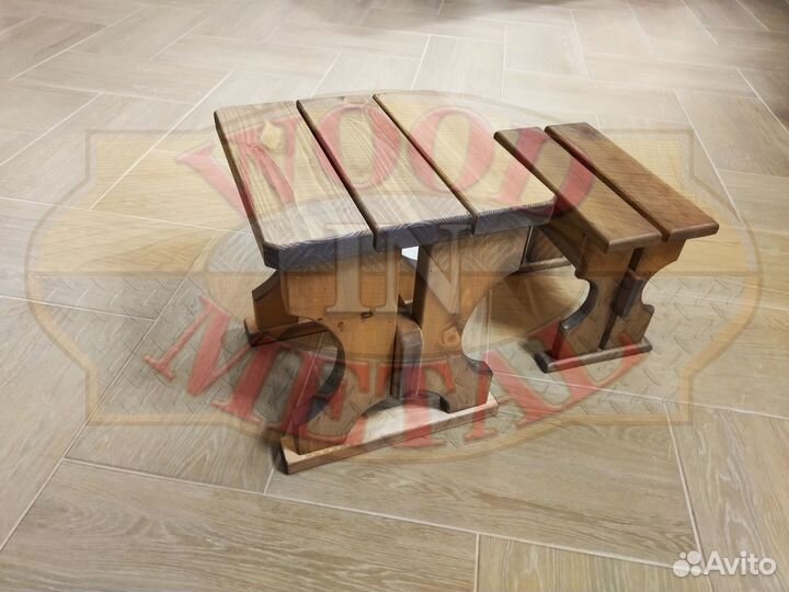 Табурет деревянный Крепыш