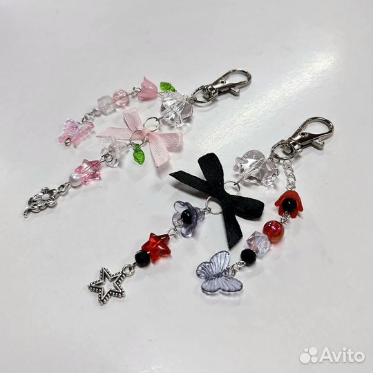 Парные брелоки подвески аниме Нана