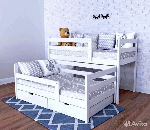 Детская выкатная кровать