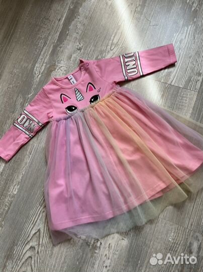 Платье для девочки 74
