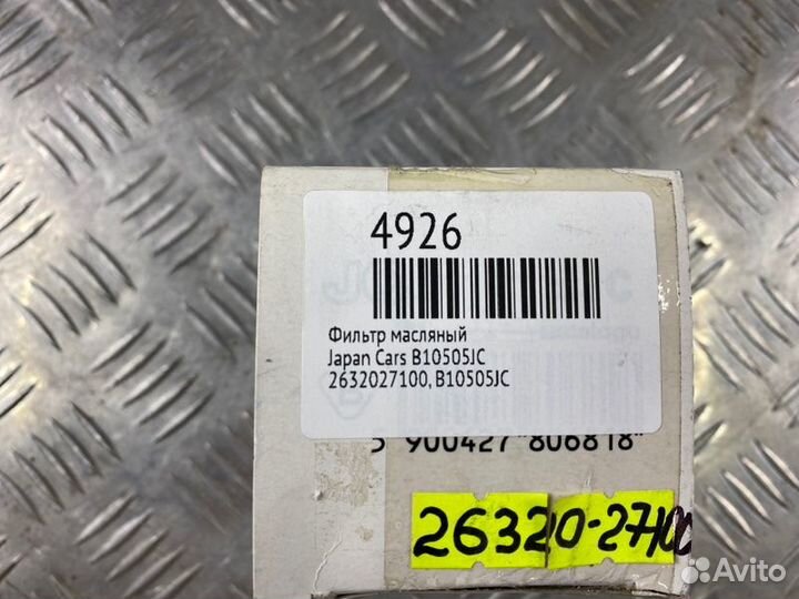 Фильтр масляный Japan Cars B10505Jc