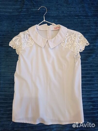 Блузки школьные для девочки 146-152