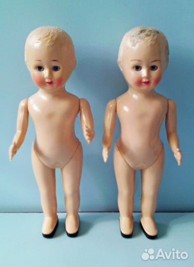 Винтажные целлулоидные куклы Breveté sgdg
