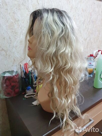 Парик новый, синтетическое термоволокно, канекалон