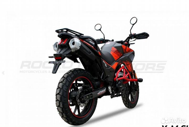 Мотоцикл rockot hound 250 LUX (оранжевый, ЭПТС)