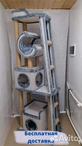 Когтеточка домик для кошки