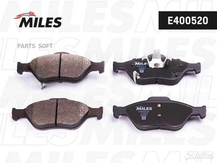 Miles E400520 Колодки тормозные toyota yaris 1.0-1