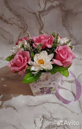 Мыльные цветы