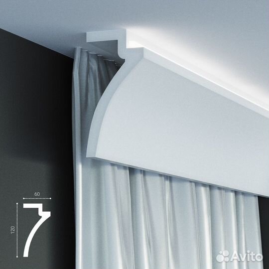 KF 801 Tesori LED 120*60*2000 мм