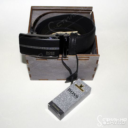 Подарок мужчине на 23 февраля(ремень+парфюм)