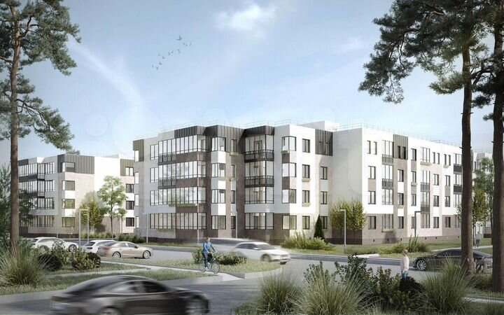 2-к. квартира, 57,7 м², 3/4 эт.