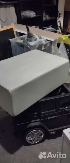 Банкетка пуфик экокожа