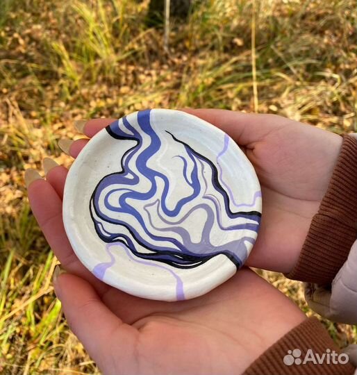 Тарелочки из глины