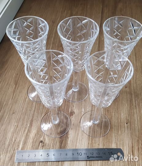 Хрустальные бокалы,рюмки СССР