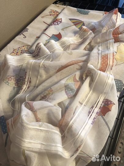 Штора в детскую (тюль) высота 266 ширина 290