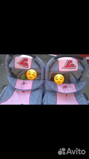 Коляска для двойни