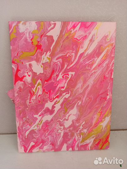 Картины на холсте, флюид арт