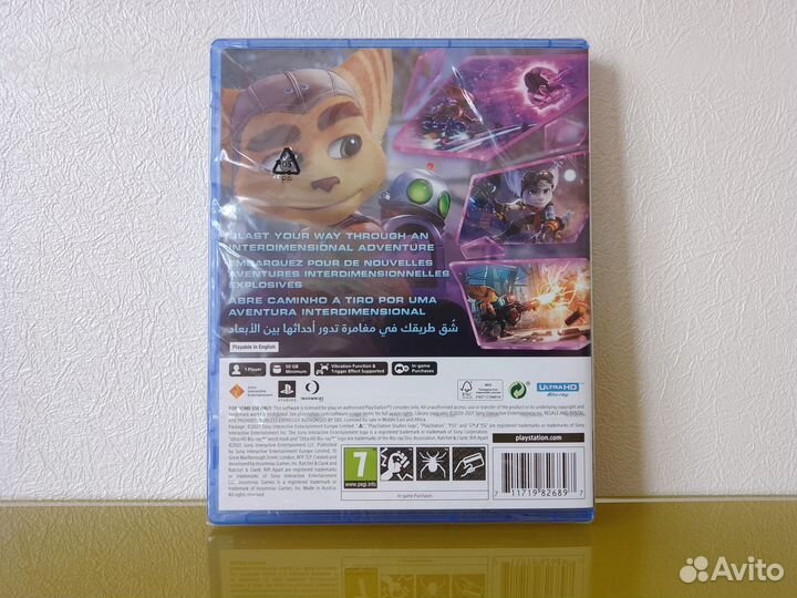 Новый диск Ratchet & Clank Rift Apart Ps5