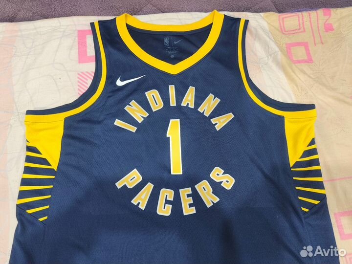 Баскетбольная майка Indiana Pacers Nike NBA