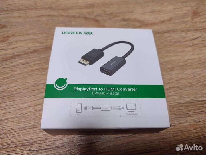 Displayport то hdmi adapter Ugreen