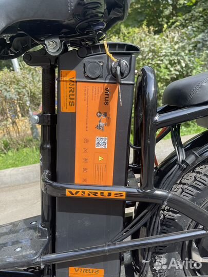 Электровелосипед 60v 20ah monster Virus