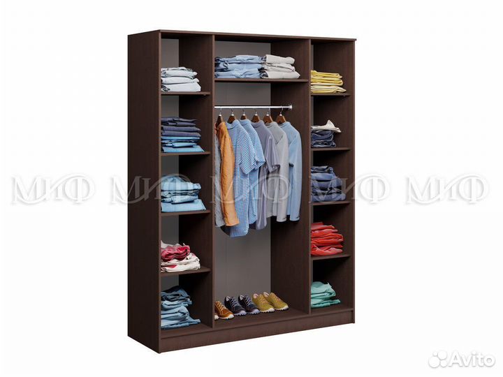 Шкаф Жасмин 4х створчатый