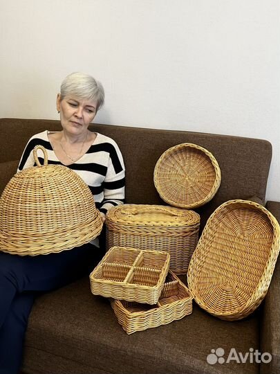 Плетенные изделия Корзинки Абажуры