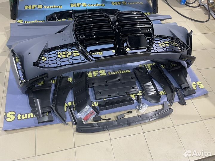 Обвес на BMW G22 2020+ М4 бампер пороги