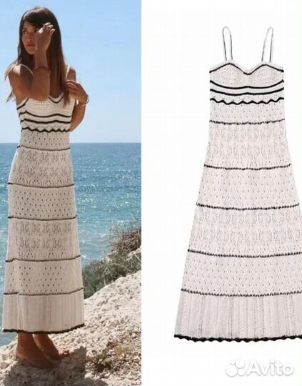 Платье вязаное zara