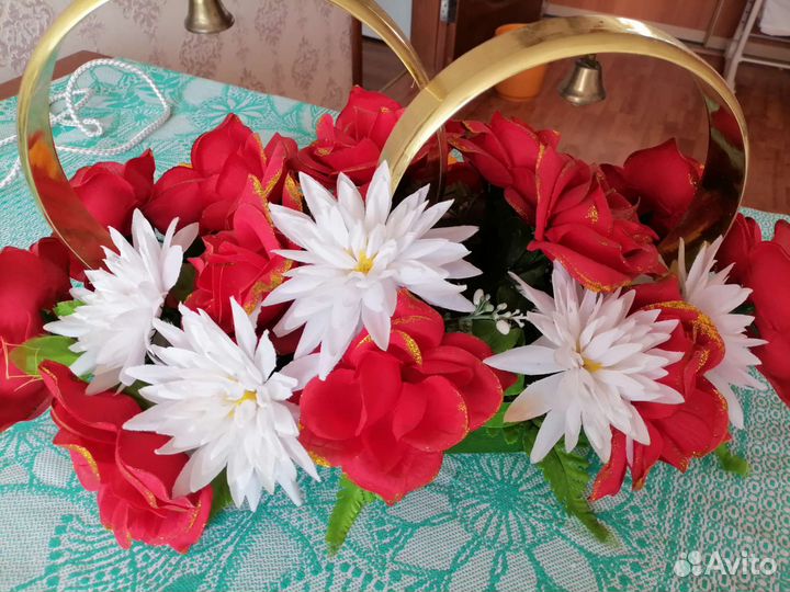 Кольца на машину свадебные