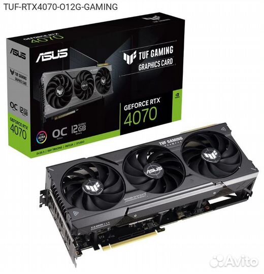 Видеокарта Asus nVidia GeForce RTX 4070 Gaming OC