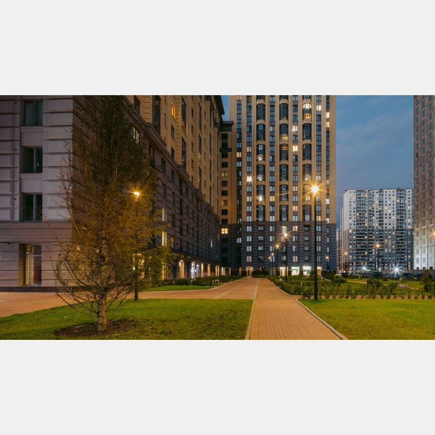 2-к. квартира, 57,3 м², 22/23 эт.