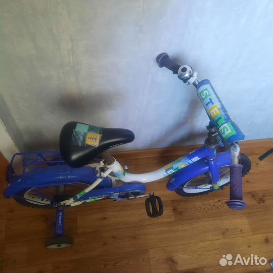 Детский велосипед 4х колесный