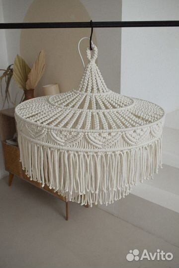 Абажур макраме